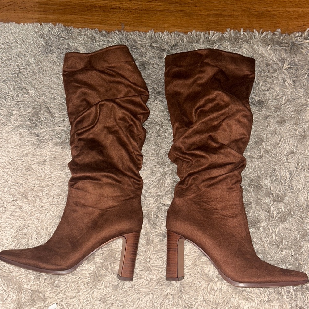 New York and Company women’s  “Damaris” boot in Cognac  size 10 M worn once